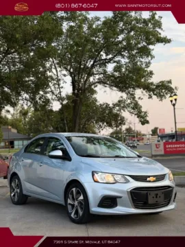 Silver 2017 Chevrolet Sonic Premier Sedan 4D for sale in Midvale, UT