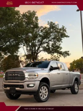 Silver 2019 Ram 3500 Mega Cab Laramie Pickup 4D 6 1/3 ft for sale in Midvale, UT