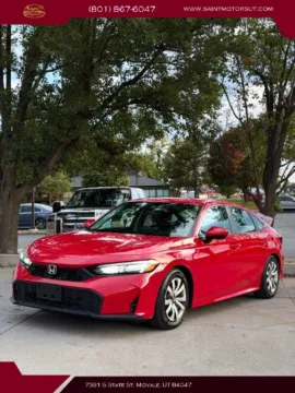 Red 2025 Honda Civic LX Sedan 4D for sale in Midvale, UT