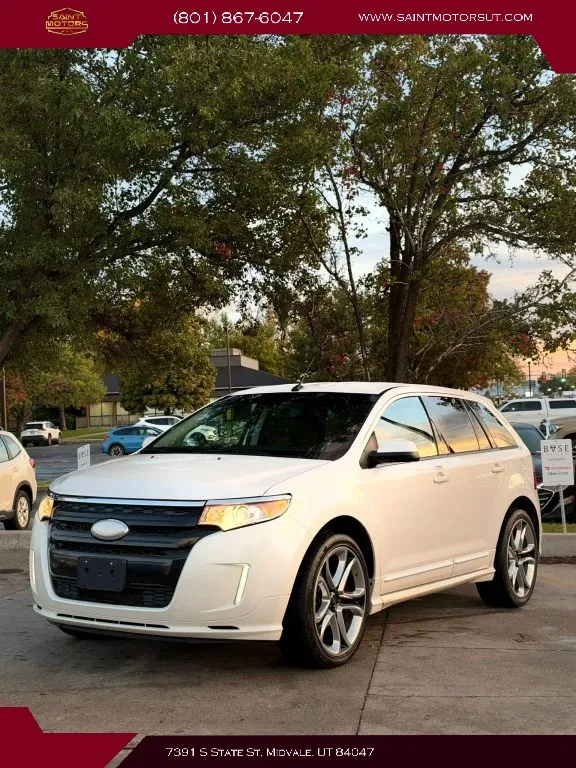 White 2013 Ford Edge Sport SUV 4D for sale in Midvale, UT