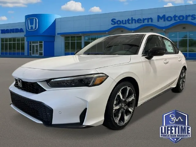 White 2026 Honda Civic Hybrid Sport Touring for sale in Savannah, GA