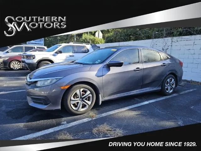 Gray 2018 Honda Civic LX for sale in Savannah, GA