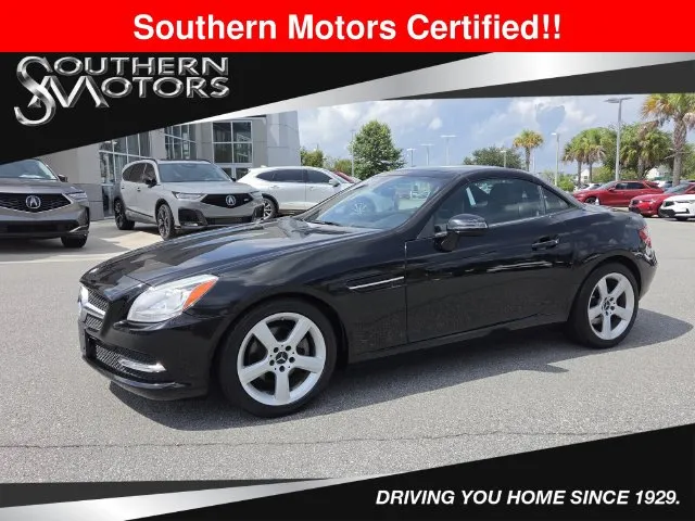 Black 2015 Mercedes-Benz SLK 250 for sale in Savannah, GA
