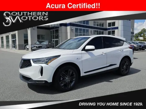 White 2023 Acura RDX A-Spec Package for sale in Savannah, GA