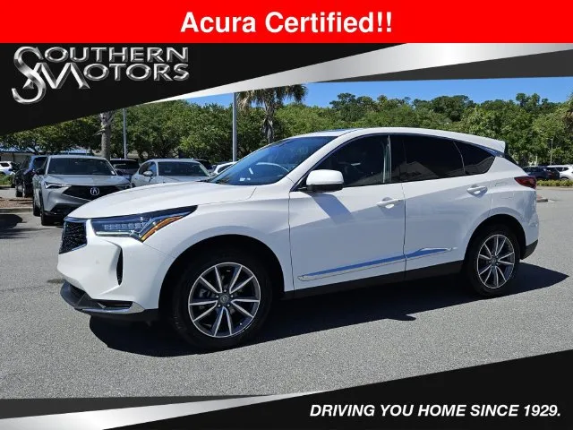White 2023 Acura RDX Technology Package for sale in Savannah, GA