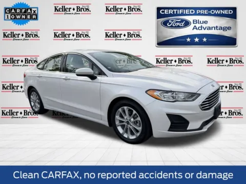 White 2019 Ford Fusion SE for sale in Lebanon, PA