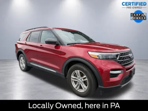 Red 2020 Ford Explorer XLT for sale in Lititz, PA