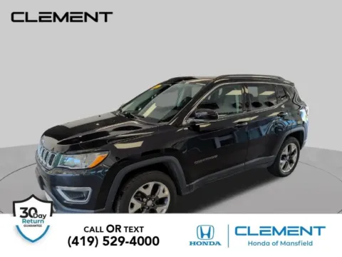 Black 2020 Jeep Compass Limited for sale in Mansfield, OH