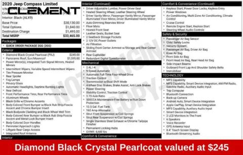 More photos of 2020 Jeep Compass Limited at Clement Supercenter Ohio, OH