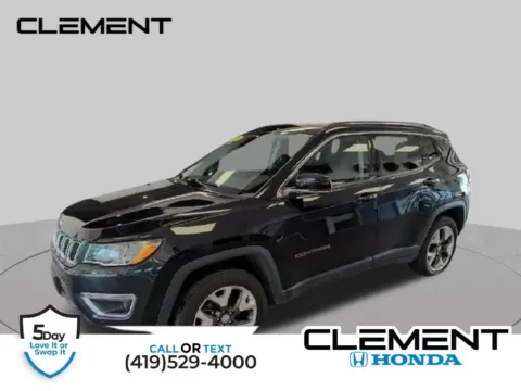 Black 2020 Jeep Compass Limited for sale in Mansfield, OH