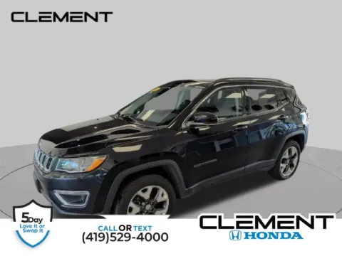 Black 2020 Jeep Compass Limited for sale in Mansfield, OH