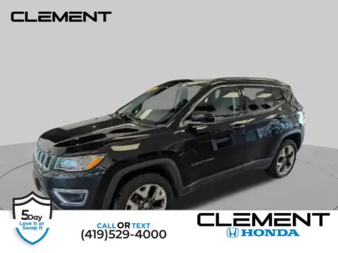 Black 2020 Jeep Compass Limited for sale in Mansfield, OH