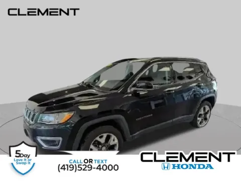 Black 2020 Jeep Compass Limited for sale in Mansfield, OH