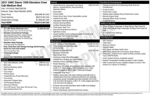 Photos of 2021 GMC Sierra 1500 Elevation for sale in Mansfield, OH at Clement Supercenter Ohio