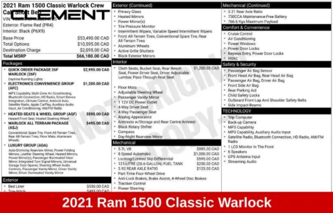 More photos of 2021 Ram 1500 Classic Warlock at Clement Supercenter Ohio, OH