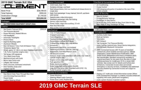 More photos of 2019 GMC Terrain SLE at Clement Supercenter Ohio, OH