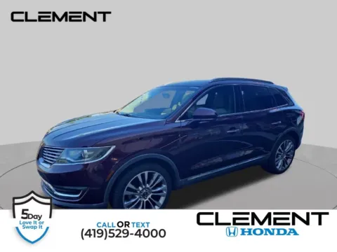 Red 2018 Lincoln MKX Reserve for sale in Mansfield, OH