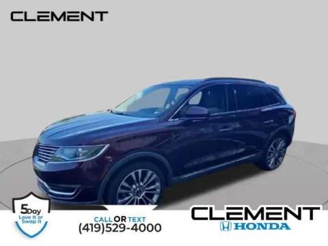 Red 2018 Lincoln MKX Reserve for sale in Mansfield, OH