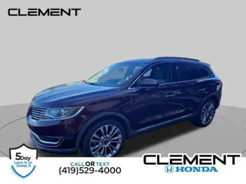 Red 2018 Lincoln MKX Reserve for sale in Mansfield, OH