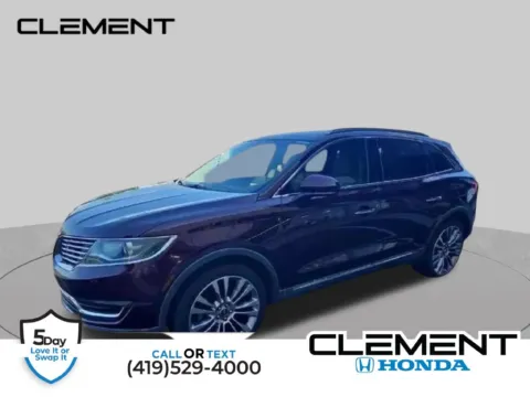 Red 2018 Lincoln MKX Reserve for sale in Mansfield, OH