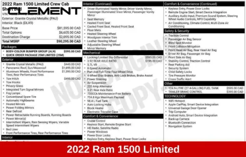 More photos of 2022 Ram 1500 Limited at Clement Supercenter Ohio, OH