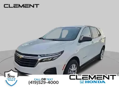 White 2022 Chevrolet Equinox LS for sale in Mansfield, OH