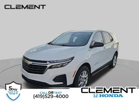 White 2022 Chevrolet Equinox LS for sale in Mansfield, OH