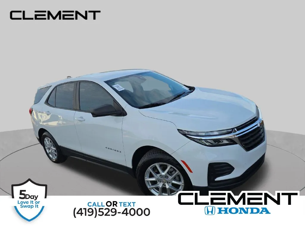 White 2022 Chevrolet Equinox LS for sale in Mansfield, OH