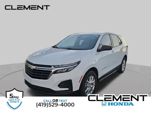White 2022 Chevrolet Equinox LS for sale in Mansfield, OH