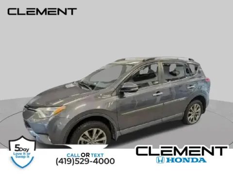 Gray 2018 Toyota RAV4 Limited for sale in Mansfield, OH
