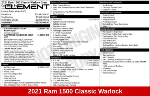 More photos of 2021 Ram 1500 Classic Warlock at Clement Supercenter Ohio, OH