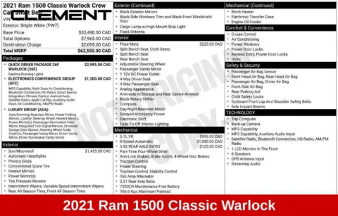 More photos of 2021 Ram 1500 Classic Warlock at Clement Supercenter Ohio, OH