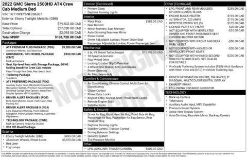 Photos of 2022 GMC Sierra 2500 HD AT4 for sale in Mansfield, OH at Clement Supercenter Ohio