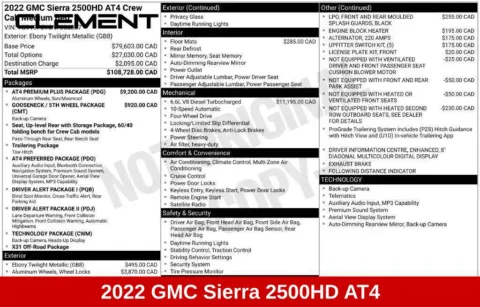 More photos of 2022 GMC Sierra 2500 HD AT4 at Clement Supercenter Ohio, OH
