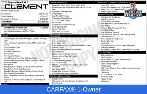 Another view of 2023 Toyota RAV4 XLE for sale in Mansfield, OH at Clement Supercenter Ohio