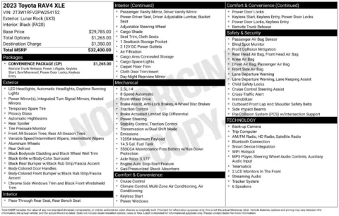 Photos of 2023 Toyota RAV4 XLE for sale in Mansfield, OH at Clement Supercenter Ohio