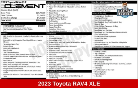 More photos of 2023 Toyota RAV4 XLE at Clement Supercenter Ohio, OH