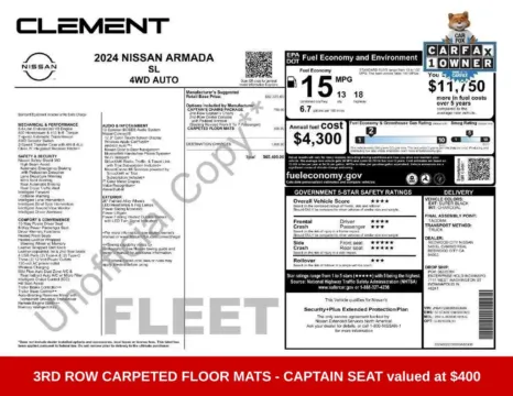 More photos of 2024 Nissan Armada SL at Clement Supercenter Ohio, OH