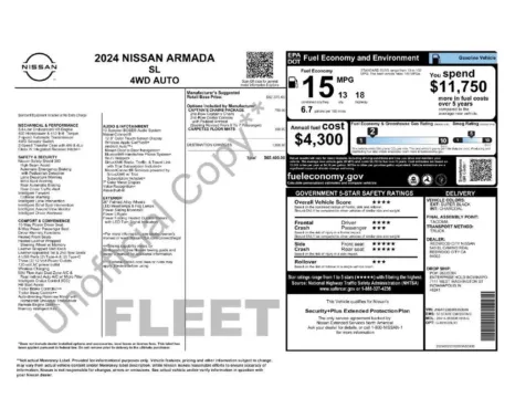 Photos of 2024 Nissan Armada SL for sale in Mansfield, OH at Clement Supercenter Ohio