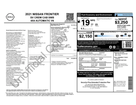 Photos of 2021 Nissan Frontier SV for sale in Mansfield, OH at Clement Supercenter Ohio