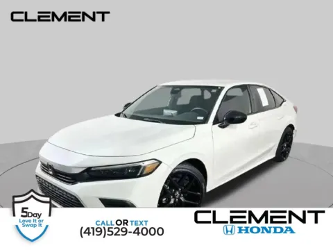 White 2022 Honda Civic Sport for sale in Mansfield, OH