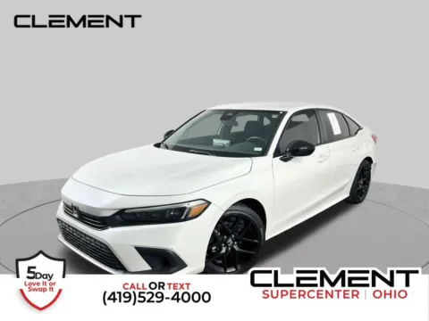 White 2022 Honda Civic Sport for sale in Mansfield, OH