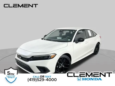 White 2022 Honda Civic Sport for sale in Mansfield, OH