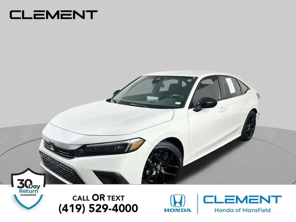 White 2022 Honda Civic Sport for sale in Mansfield, OH