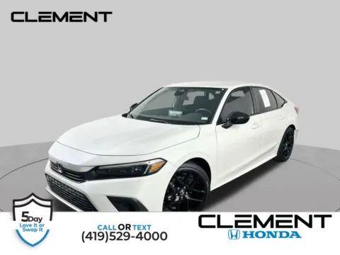 White 2022 Honda Civic Sport for sale in Mansfield, OH