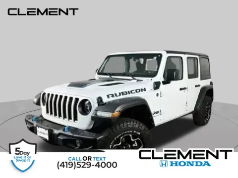 White 2023 Jeep Wrangler Rubicon 4xe for sale in Mansfield, OH