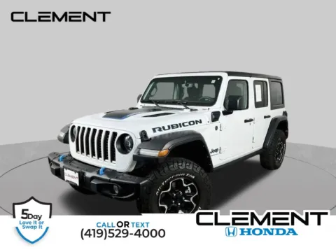 White 2023 Jeep Wrangler Rubicon 4xe for sale in Mansfield, OH
