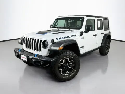 White 2023 Jeep Wrangler Rubicon 4xe for sale in Mansfield, OH