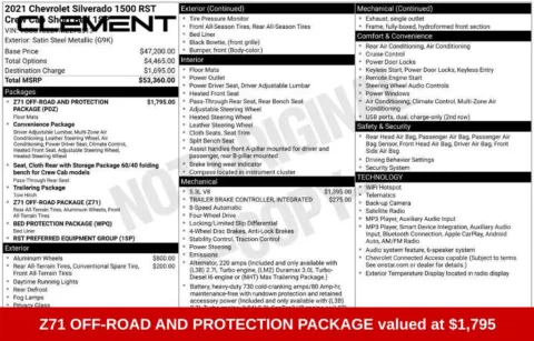 More photos of 2021 Chevrolet Silverado 1500 RST at Clement Supercenter Ohio, OH