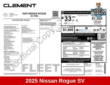 More photos of 2025 Nissan Rogue SV at Clement Supercenter Ohio, OH
